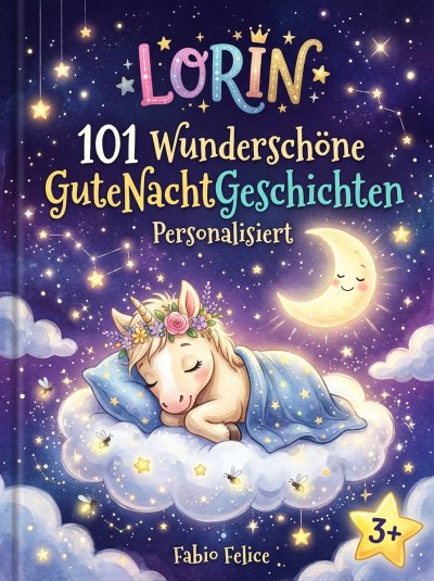 'Cover von Lorin. 101 Wunderschöne Gute Nacht Geschichten. Personalisiert'-Cover