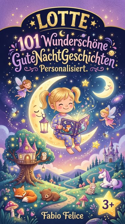 'Cover von Lotte. 101 Wunderschöne Gute Nacht Geschichten. Personalisiert'-Cover