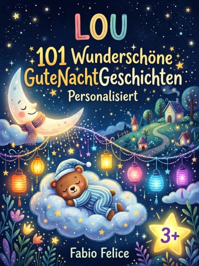 'Cover von Lou. 101 Wunderschöne Gute Nacht Geschichten. Personalisiert'-Cover