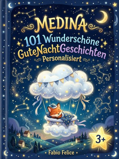 'Cover von Medina. 101 Wunderschöne Gute Nacht Geschichten. Personalisiert'-Cover