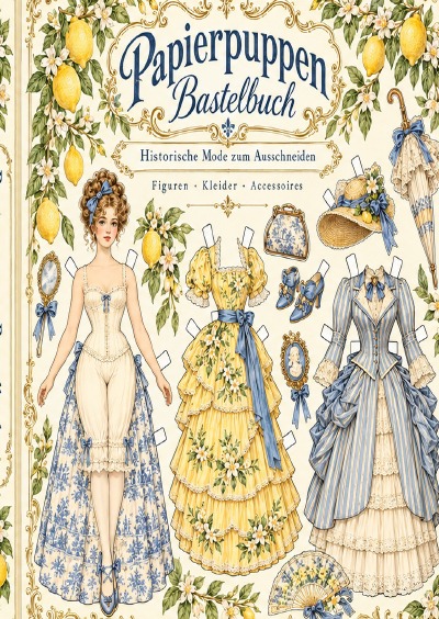 'Cover von Citrons de Provence – Papierpuppen-Bastelbuch'-Cover
