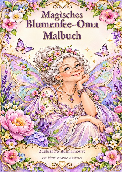 'Cover von Magisches Blumenfee-Oma Malbuch'-Cover