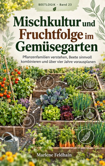 'Cover von Mischkultur und Fruchtfolge im Gemüsegarten'-Cover