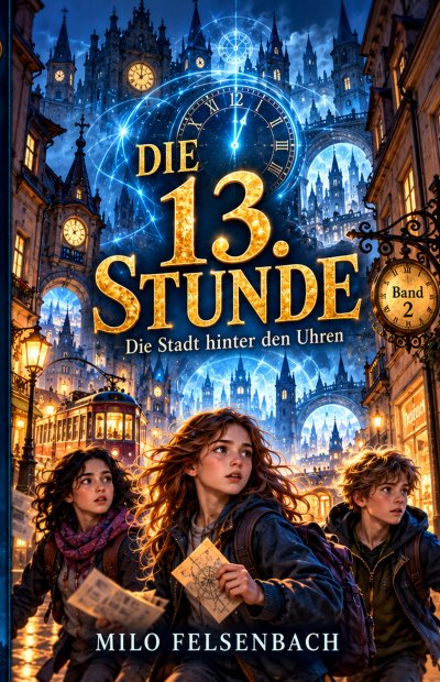'Cover von DIE 13. STUNDE – Die Stadt hinter den Uhren'-Cover
