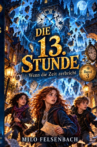 'Cover von DIE 13. STUNDE – Wenn die Zeit zerbricht'-Cover