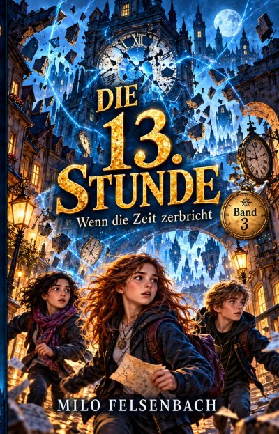 'Cover von DIE 13. STUNDE – Wenn die Zeit zerbricht'-Cover
