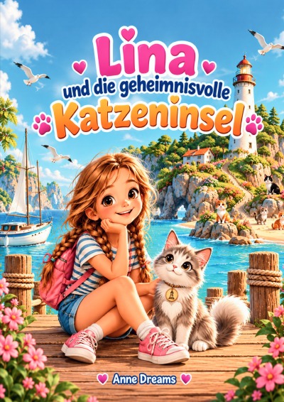 'Cover von Lina und die geheimnisvolle Katzeninsel'-Cover
