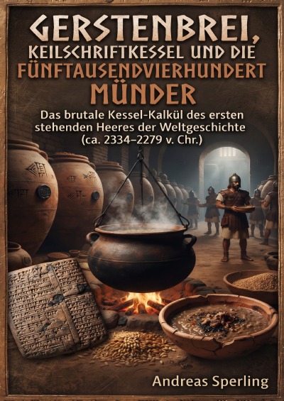 'Cover von Gerstenbrei, Keilschrift und die fünftausendvierhundert Münder'-Cover