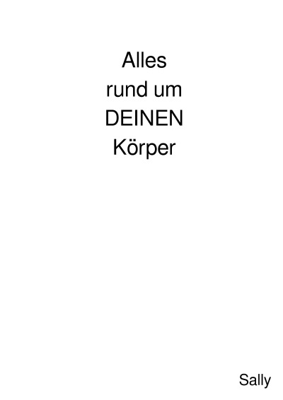'Cover von Alles rund um DEINEN Körper'-Cover
