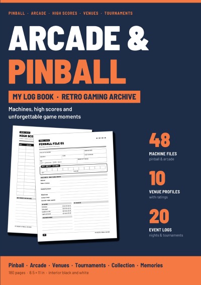 'Cover von My Arcade & Pinball Log Book'-Cover