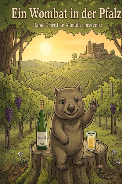'Cover von Ein Wombat in der Pfalz'-Cover