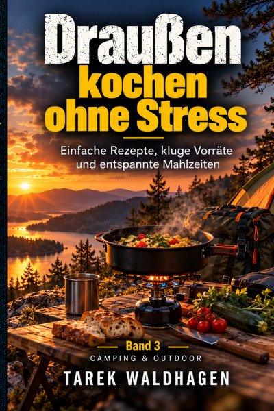 'Cover von Draußen kochen ohne Stress'-Cover
