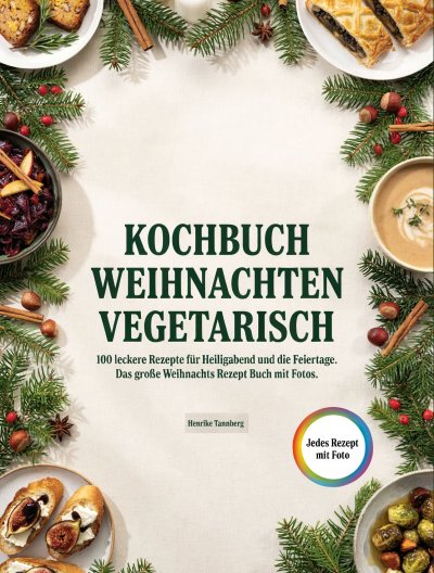 'Cover von Kochbuch Weihnachten vegetarisch'-Cover