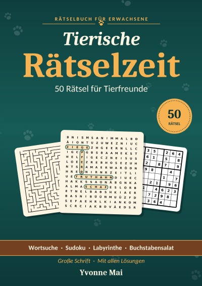 'Cover von Tierische Rätselzeit'-Cover