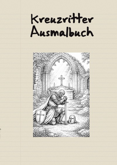 'Cover von Kreuzritter-Ausmalbuch'-Cover