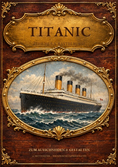 'Cover von Titanic – Vintage Ephemera Bastelbuch'-Cover