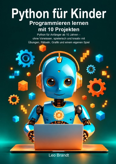 'Cover von Python für Kinder: Programmieren lernen mit 10 Projekten'-Cover