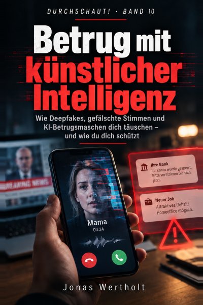 'Cover von Betrug mit künstlicher Intelligenz'-Cover