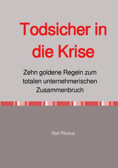 'Cover von Todsicher in die Krise'-Cover
