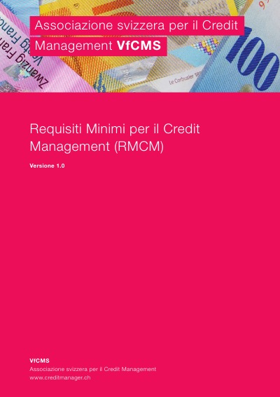 'Requisiti Minimi per il Credit Management (RMCM)'-Cover
