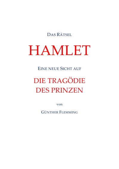 'Das Rätsel Hamlet'-Cover