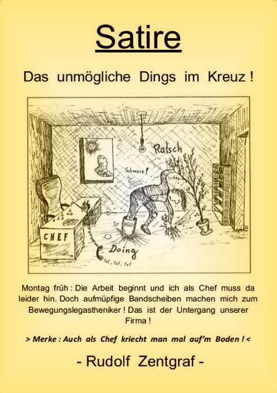 'Cover von Das  unmögliche  Dings  im  Kreuz !'-Cover
