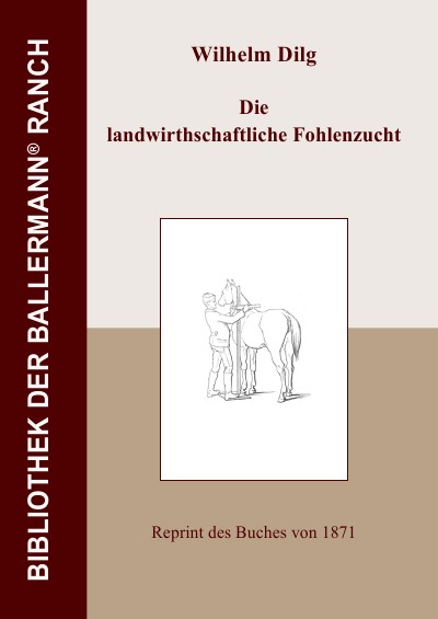 'Die landwirthschaftliche Fohlenzucht'-Cover