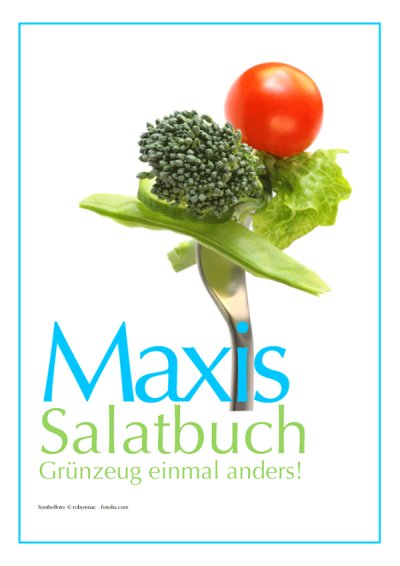 'Maxis Salatbuch'-Cover