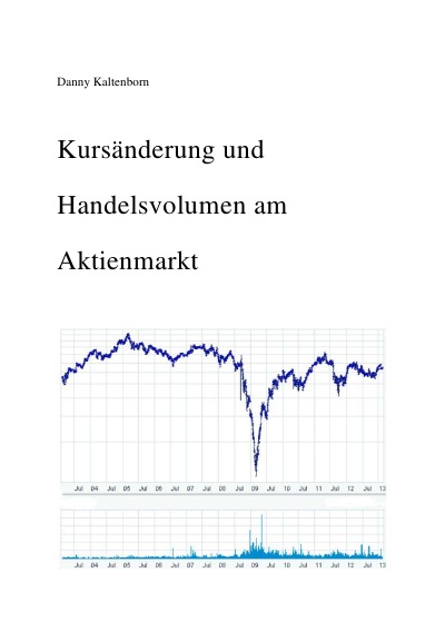 'Cover von Kursänderung und Handelsvolumen am Aktienmarkt'-Cover