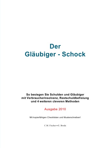 'Der Gläubiger Schock'-Cover