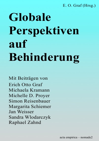 'Cover von Globale Perspektiven auf Behinderung'-Cover