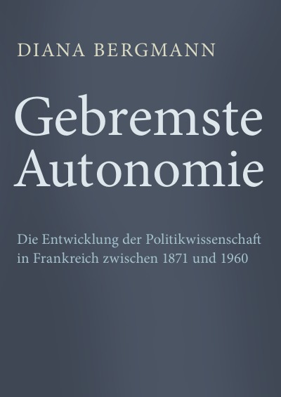 'Gebremste Autonomie'-Cover