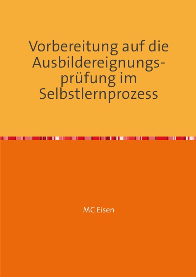 'Cover von Vorbereitung auf die Ausbildereignungsprüfung im Selbstlernprozess'-Cover