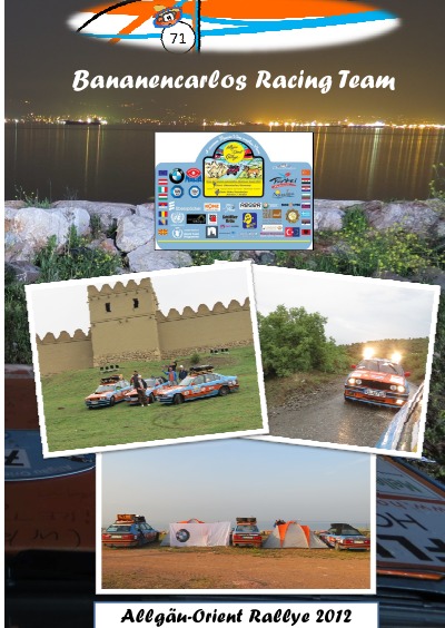 'Cover von Bananencarlos Racing Team Allgäu Orient Rallye 2012'-Cover