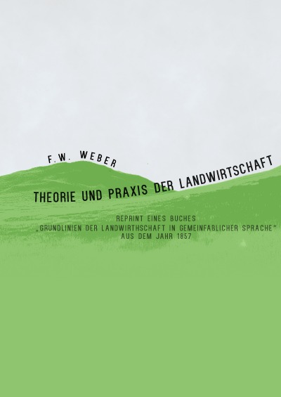 'Cover von Theorie und Praxis der Landwirtschaft – Reprint eines Buches aus dem Jahr 1857'-Cover
