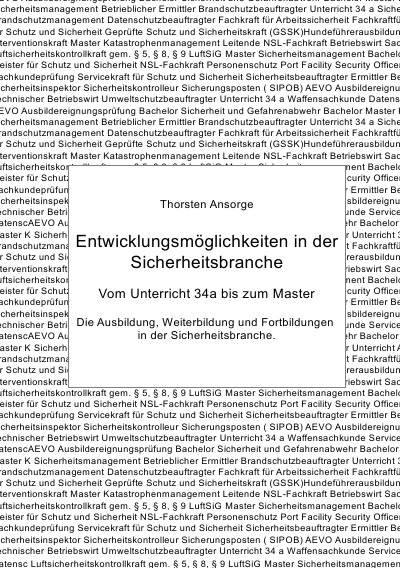 'Cover von Entwicklungsmöglichkeiten in der Sicherheitsbranche'-Cover