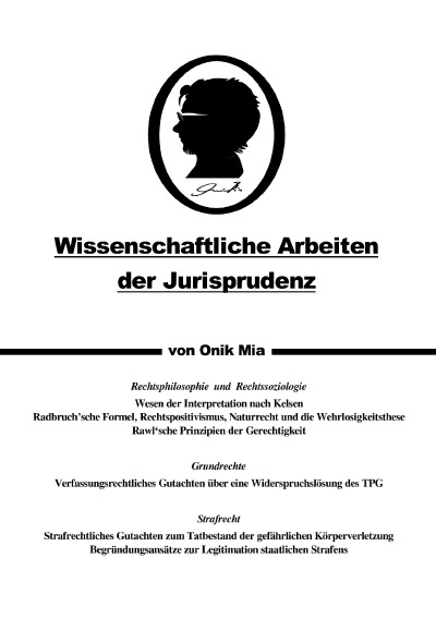 'Wissenschaftliche Arbeiten der Jurisprudenz'-Cover