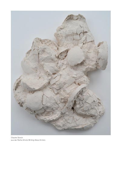 'Cover von Claudia Storch – aus der Reihe Artists Writing About Artists'-Cover