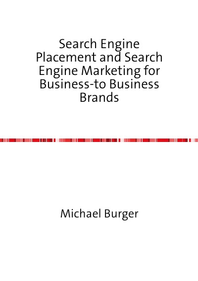 'Cover von Search Engine Placement and Search Engine Marketing for Business-to Business Brands'-Cover