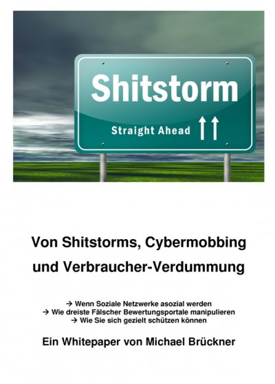 'Von Shitstorms, Cybermobbing und Verbraucher-Verdummung'-Cover