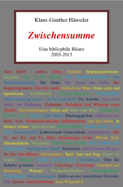 'Zwischensumme'-Cover