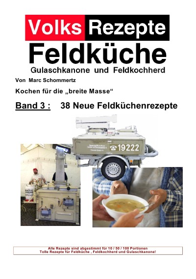 'Volksrezepte Band 3 – 38 Neue Feldküchenrezepte'-Cover