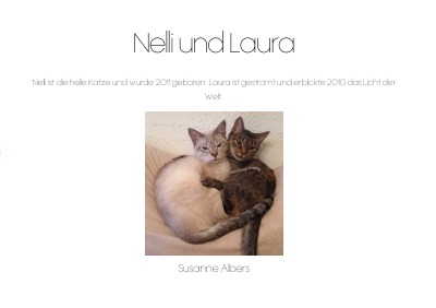 'Die Katzen Nelli und Laura'-Cover