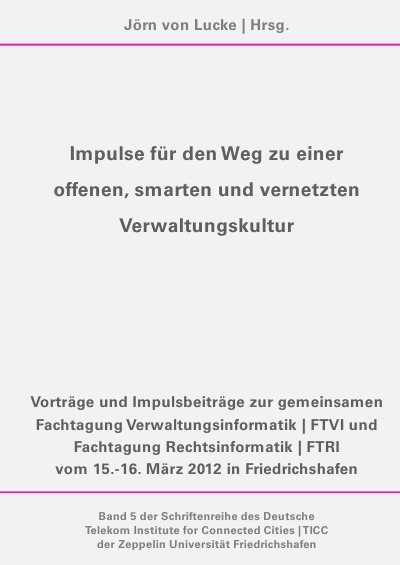 'Cover von Impulse für den Weg zu einer offenen, smarten und vernetzten Verwaltungskultur'-Cover