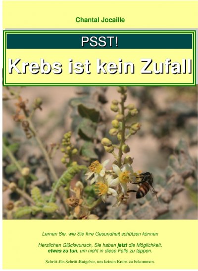 'Cover von Psst! Krebs ist kein Zufall'-Cover