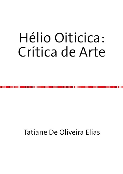 'Cover von Hélio Oiticica: Crítica de Arte'-Cover