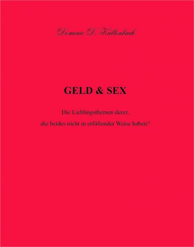 'Cover von GELD & SEX'-Cover