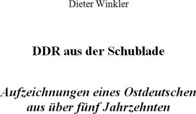 'Cover von DDR aus der Schublade'-Cover