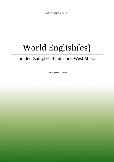 'World English(es) on the Examples of India and Nigeria'-Cover