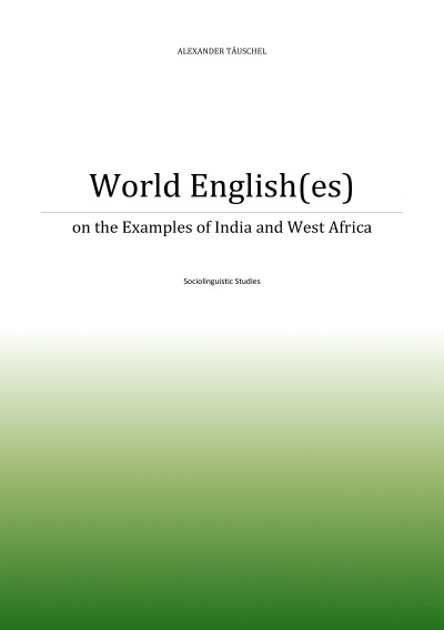'Cover von World English(es) on the Examples of India and Nigeria'-Cover